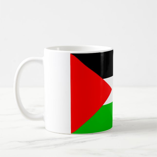 Palestinsk flaggamugg kaffemugg (Vänster)