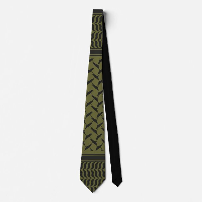 Palestinsk keffiyeh | Palestina karta Slips (Framsida)