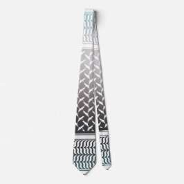 palestinsk kuffiya Mint och Teal Gradient Slips