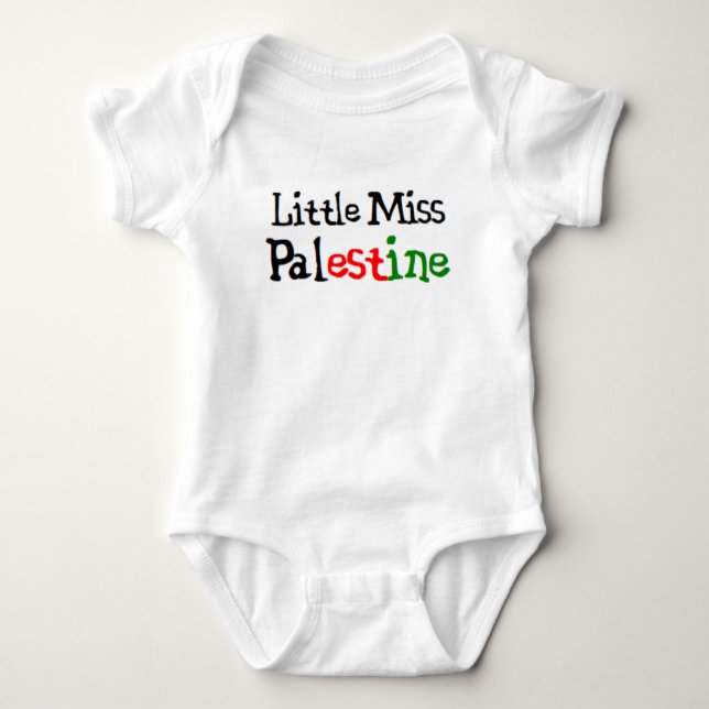 palestinsk lilla fröken t shirt (Framsida)
