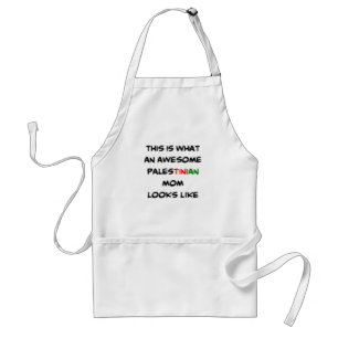 palestinsk mamma, fantastisk förkläde