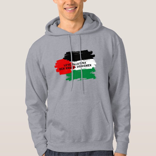 Palestinsk motståndskraft & solidaritet hoodie (Framsida)