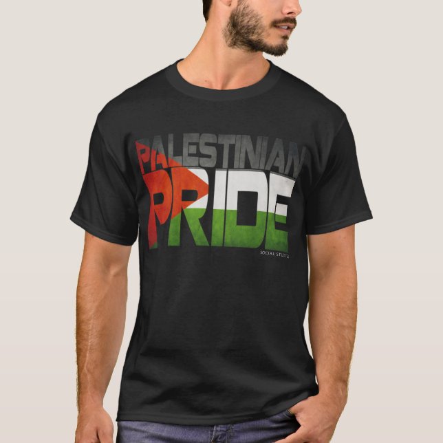 Palestinsk pride tee shirt (Framsida)