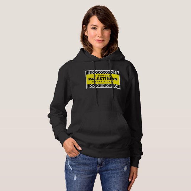 Palestinsk rättigheterHoodie - kvinna snitt Tee Shirt (Hel framsida)