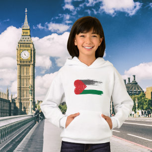 Palestinsk Solidaritet Hoodie   Kärlek, rättvisa T Shirt