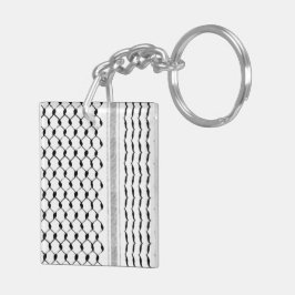 Palestinska arabiska Kufiya Mönster-akryliska nyck