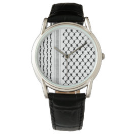 Palestinska arabiska Kufiya Mönster eWatch Watch Armbandsur
