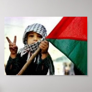 Palestinska barn för fred poster