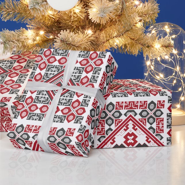 Palestinska broderier mönster 2 presentpapper (Helgdagar)