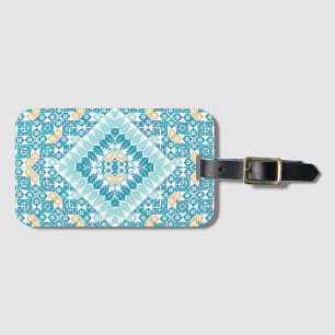 Palestinska broderier mönster tryckt design bagagebricka