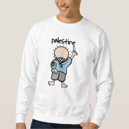 Palestinska elegantens designtröja lång ärmad tröja