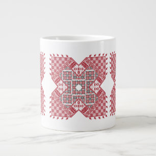 Palestinska Embroidery Mönster Jumbo Mugg