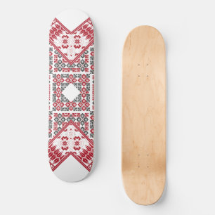 Palestinska Embroidery Mönster Mini Skateboard Bräda 18,5 Cm