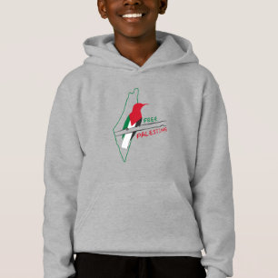 Palestinska fågelfågelfågeln flagga t shirt