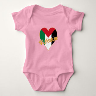 Palestinska Flagga ف ل س ط ي arabiska och engelska T Shirt