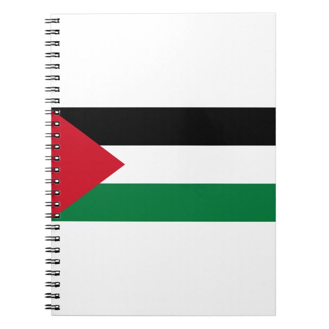 Palestinska Flagga Anteckningsbok (Framsidan)