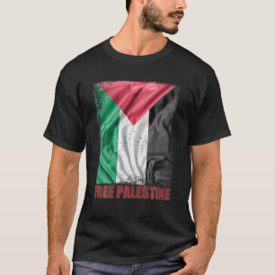 Palestinska Flagga Arabiska palestinier, frigjord T Shirt