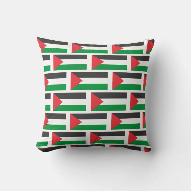 Palestinska flagga Free Palestine anpassat Kudde (Framsida)