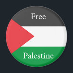 Palestinska flagga Free Palestine anpassat Magnet<br><div class="desc">Palestinska flagga Free Palestine anpassat</div>