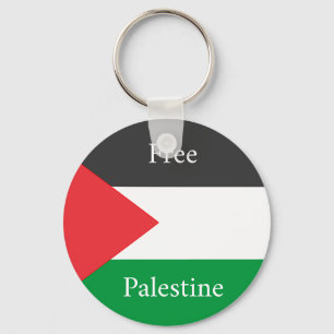 Palestinska flagga Free Palestine anpassat Nyckelring