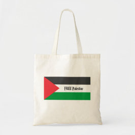 Palestinska flagga Free Palestine anpassat Tygkasse