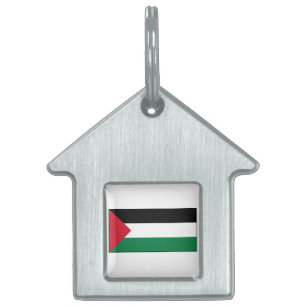Palestinska Flagga ID-bricka Husdjur