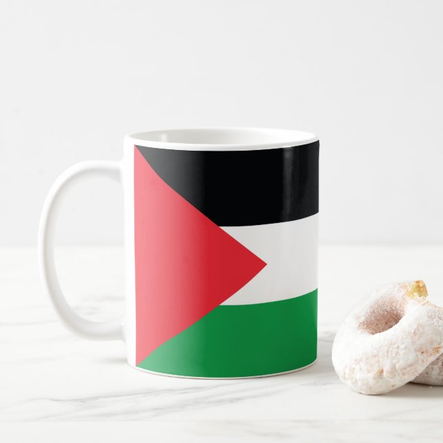 Palestinska Flagga Kaffemugg (Med munk)