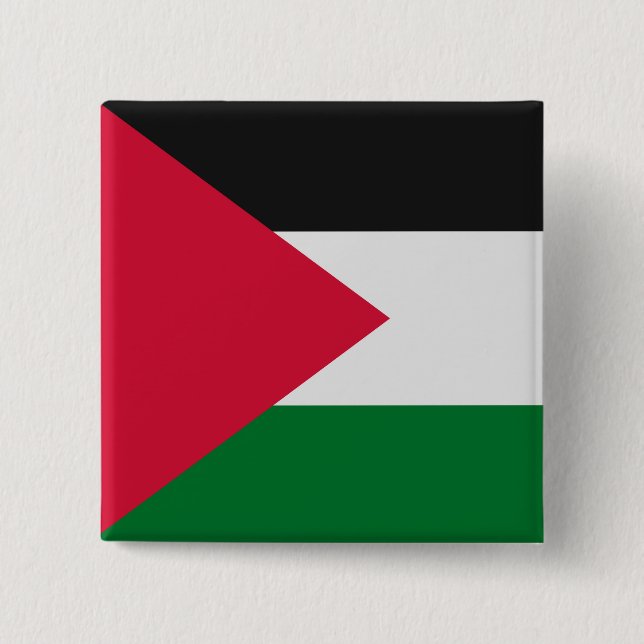 Palestinska Flagga Knapp (Framsida)