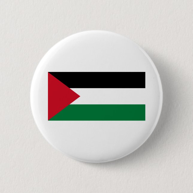 Palestinska Flagga Knapp (Framsida)
