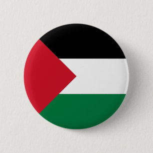 Palestinska Flagga Knapp