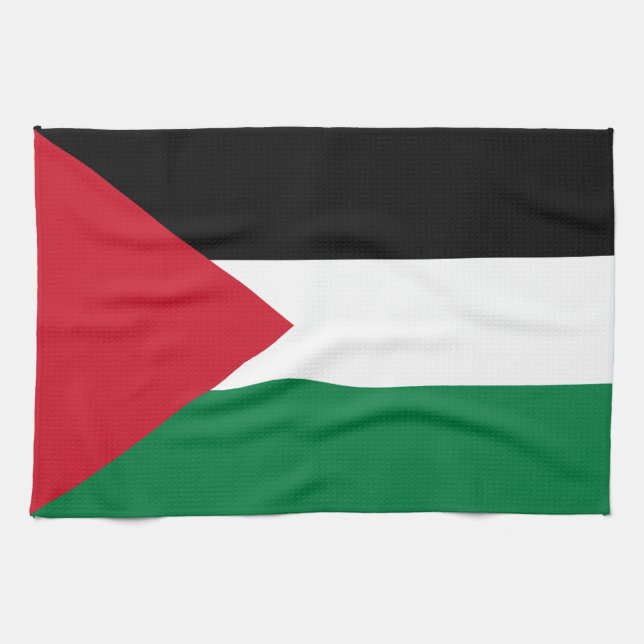 Palestinska Flagga Kökshandduk (Horisontell)