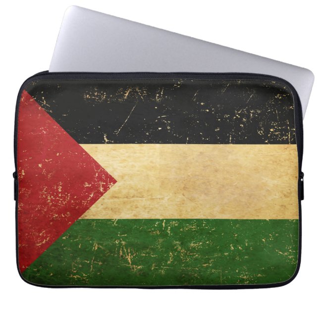Palestinska Flagga Laptop sleeve (Framsidan)