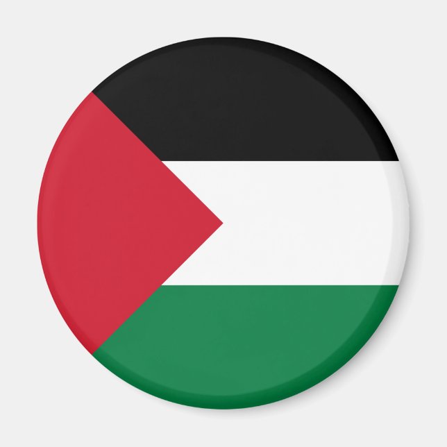 Palestinska Flagga Magnet (Framsidan)