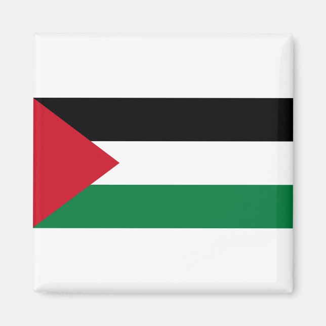 Palestinska Flagga Magnet (Framsidan)