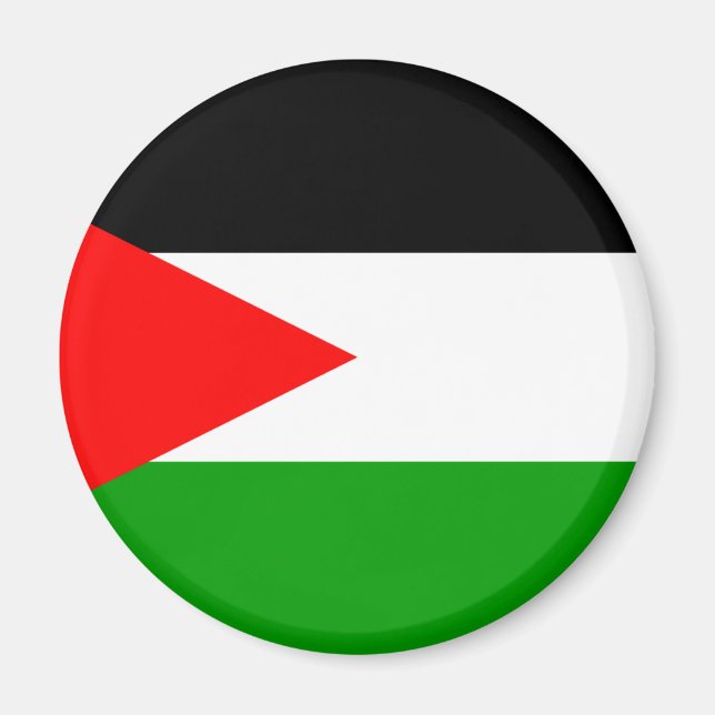 Palestinska Flagga Magnet (Framsidan)