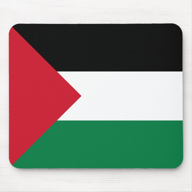 Palestinska Flagga Musmatta (Framsidan)