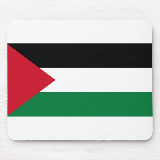 Palestinska Flagga Musmatta (Framsidan)