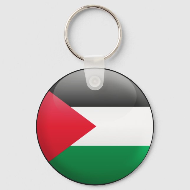 Palestinska Flagga Nyckelring (Framsida)