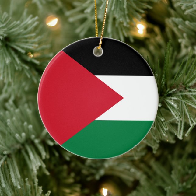 Palestinska Flagga (Palestina) Julgransprydnad Keramik (Träd)