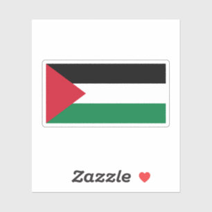 Palestinska Flagga Sticker Klistermärken
