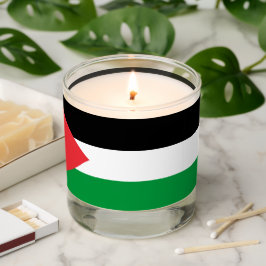 Palestinska flagga stöder Gaza