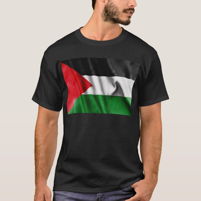 Palestinska Flagga Tee (Framsida)