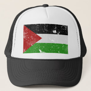 Palestinska Flagga Truckerkeps