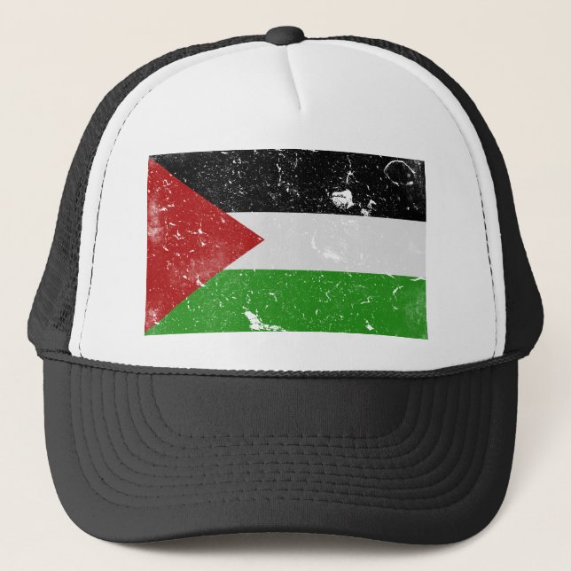 Palestinska Flagga Truckerkeps (Framsida)