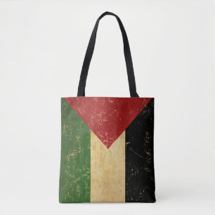 Palestinska Flagga Vintage Tygkasse