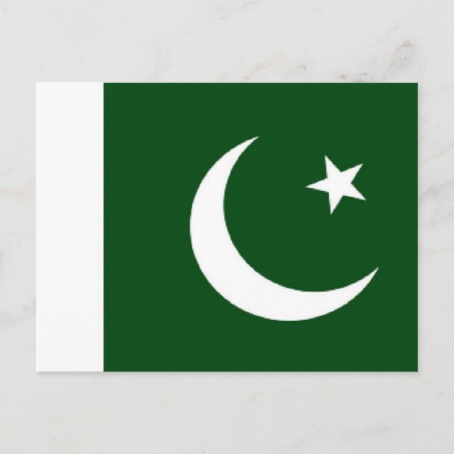 Palestinska Flagga Vykort (Framsida)