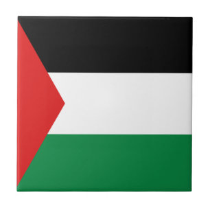 Palestinska flaggans keramiska platta kakelplatta