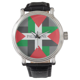 Palestinska fotbollsarenan Soccer Ball Armbandsur