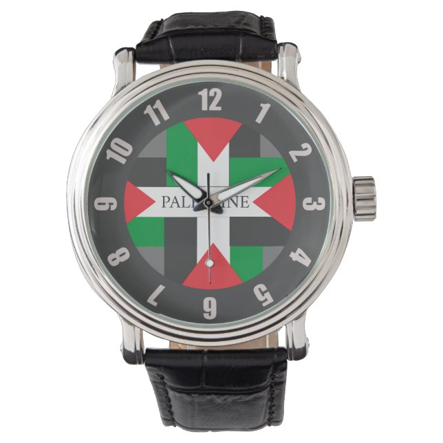Palestinska fotbollsarenan Soccer Ball Watch Armbandsur (Framsida)