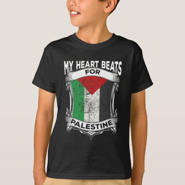 Palestinska fredsroten Palestina T Shirt (Framsida)